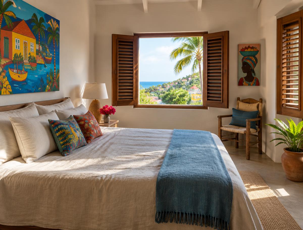 A peaceful bedroom